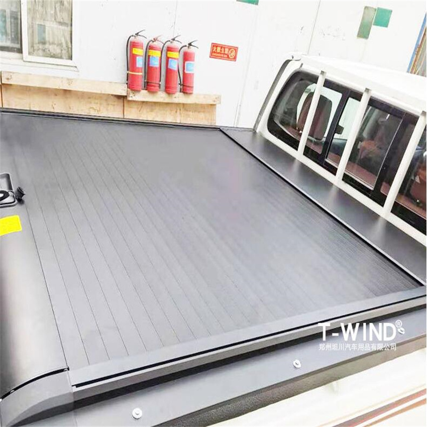 Custom Aluminum Alloy Fold Pickup Roll Up Hard Truck Bed Cover with Lock