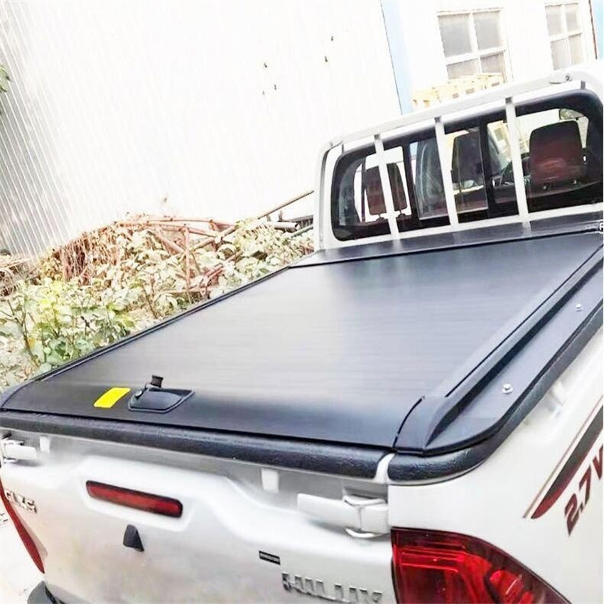 Custom Aluminum Alloy Fold Pickup Roll Up Hard Truck Bed Cover with Lock