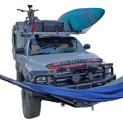 2 Person Portable Off Road Vehicle Trailer Hitch Mounted Camping Hammock for Car SUV Pickup