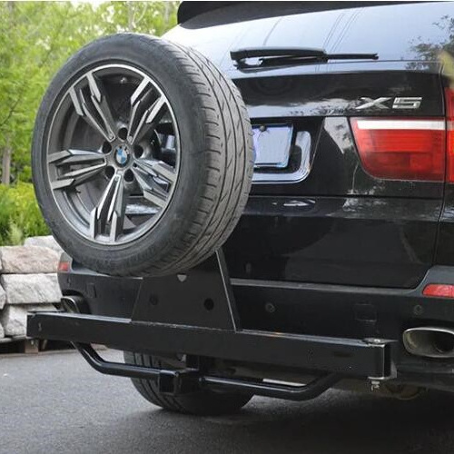 4wd Off Road Universal Car Rear Hitch Mount Spare Tire Carrier for Jeep Wrangler JK