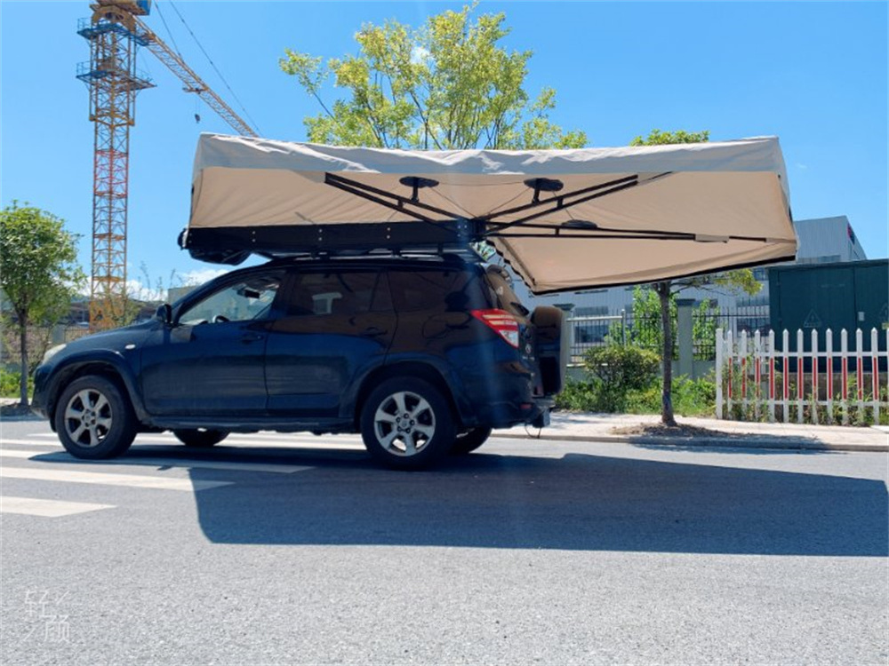 Outdoor Camping Car Awning 4x4 Car Roof Side Awning Top Tent Foxwing 270 Awning