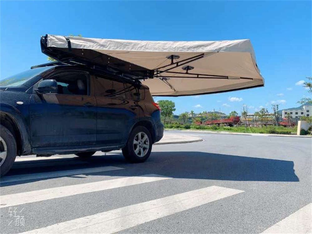 Outdoor Camping Car Awning 4x4 Car Roof Side Awning Top Tent Foxwing 270 Awning