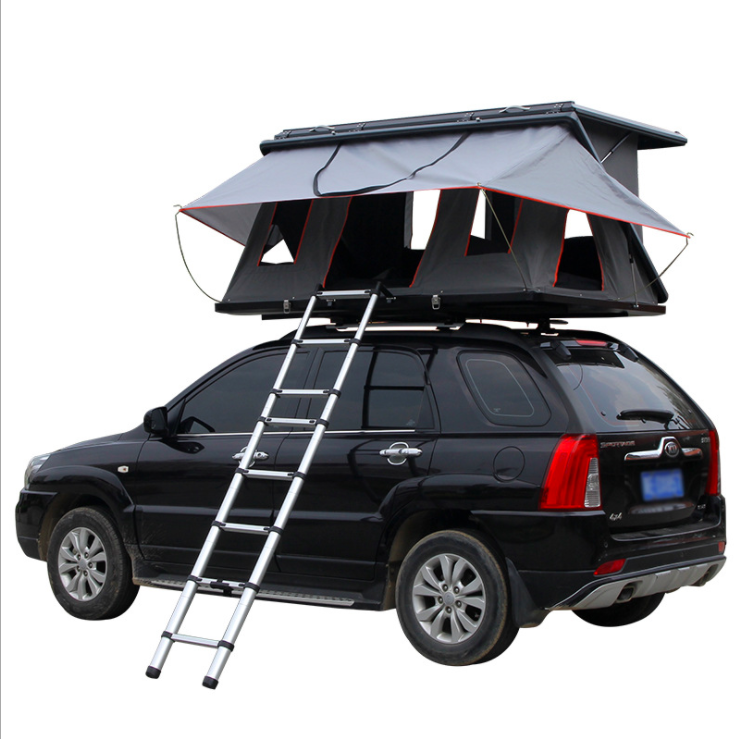 2024 Wholesale 4x4 Off Road  Aluminum SUV Van Car Clam Shell Roof Top Tent for Camping