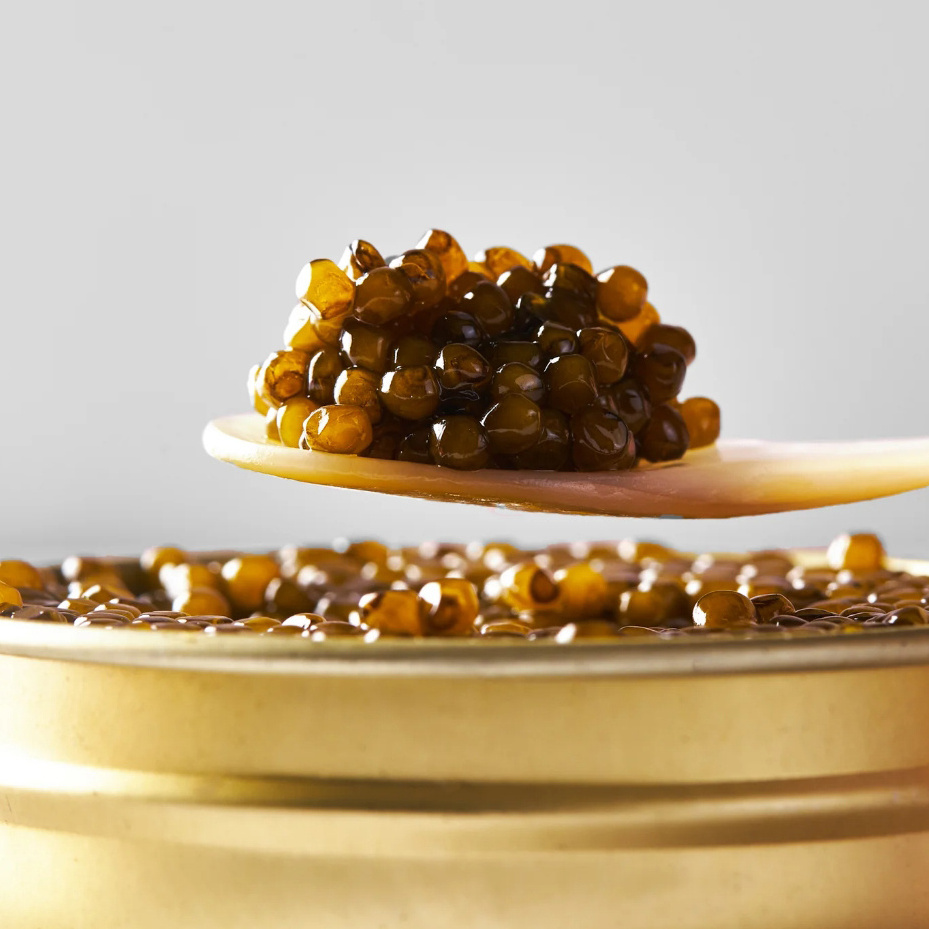 Custom Fresh Caviar Kaluga Osetra Roe Sturgeon Fish Eggs For Sushi Restaurant