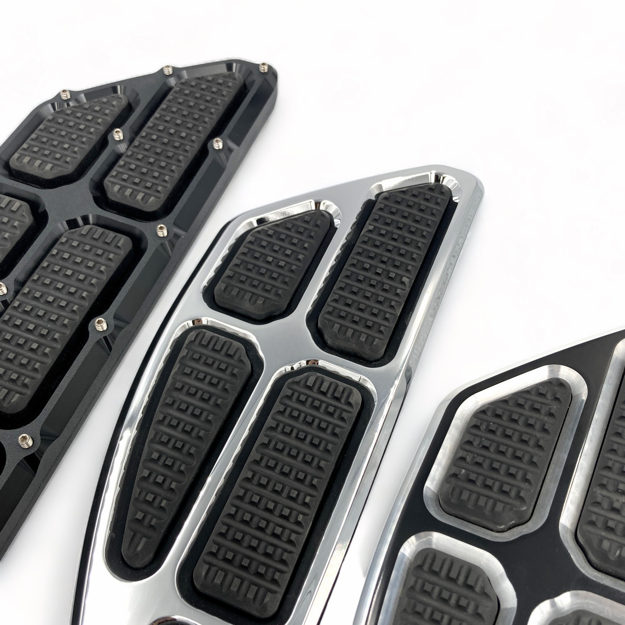 Motorcycle Modified Aluminum Front Rider Driver Floorboards Footpeg Foot Pedals Pad Foot Controls Taiwan Aftermarket Parts