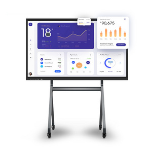 Mobile Stand 86 inch Classroom Touch Screen Smart Electronic School Board Education Digital Interactive Whiteboard