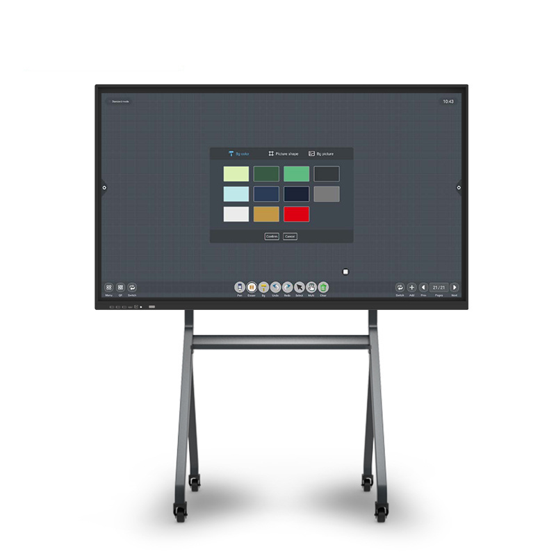 Mobile Stand 86 inch Classroom Touch Screen Smart Electronic School Board Education Digital Interactive Whiteboard