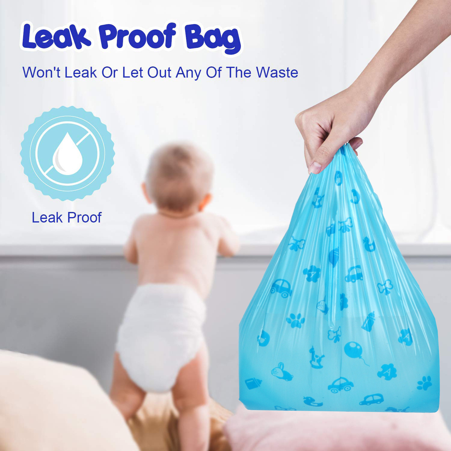 Wholesale Biodegradable Eco Friendly  Dog Poop Bag Clip Silicone Poop Bag Holder dispenser Customizable Logo Pet Shit Diaper Bag