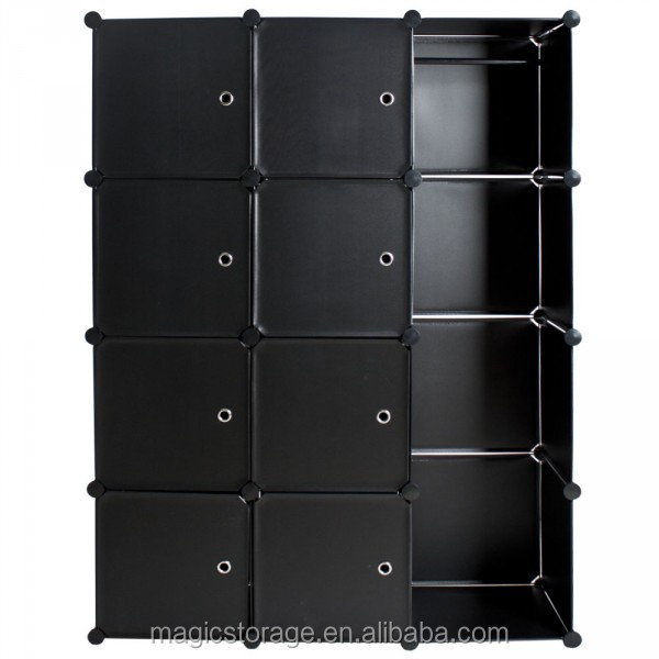 Fashionable DIY office 12 cubes plastic storage cabinet