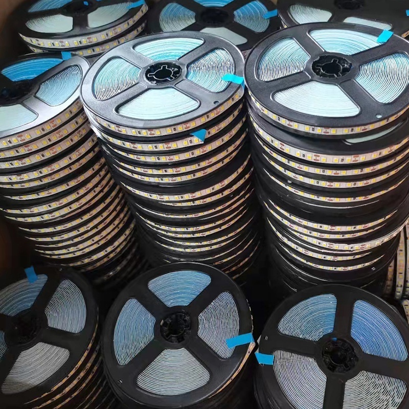 Fast shipping 3000/4000/6000k led strip light 5M/Roll 8MM fpcb light strip 120/180/240leds 12V/24v smd 2835 led strip light