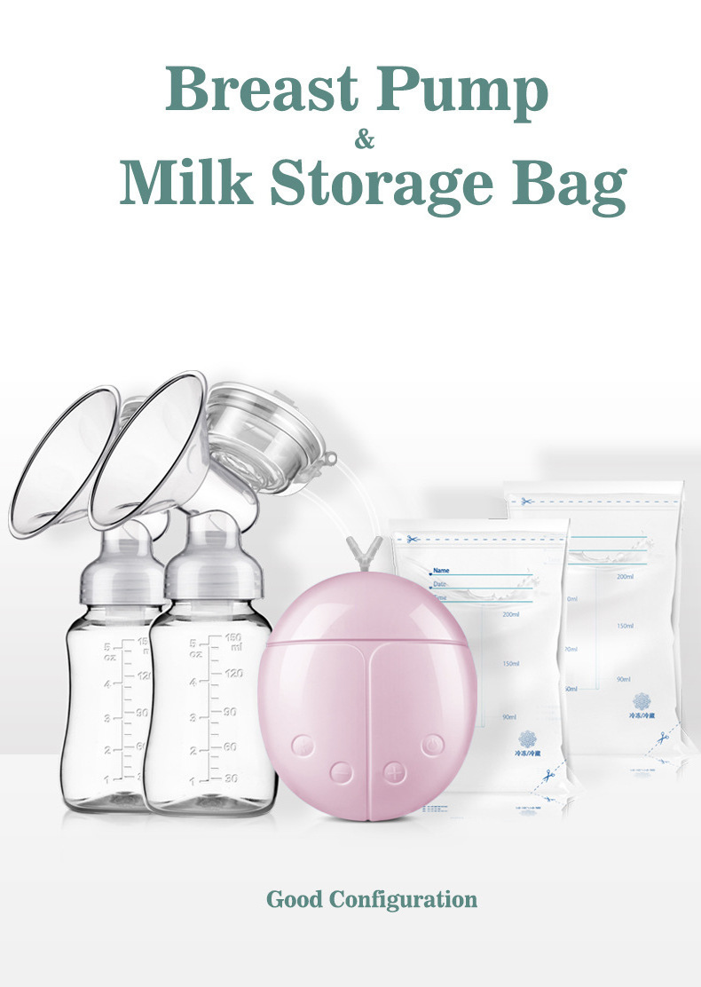 2023 new Electric Breast Pump  Silicone Breast Milk Collector New Cup Wearable Hands Free Breast Pump