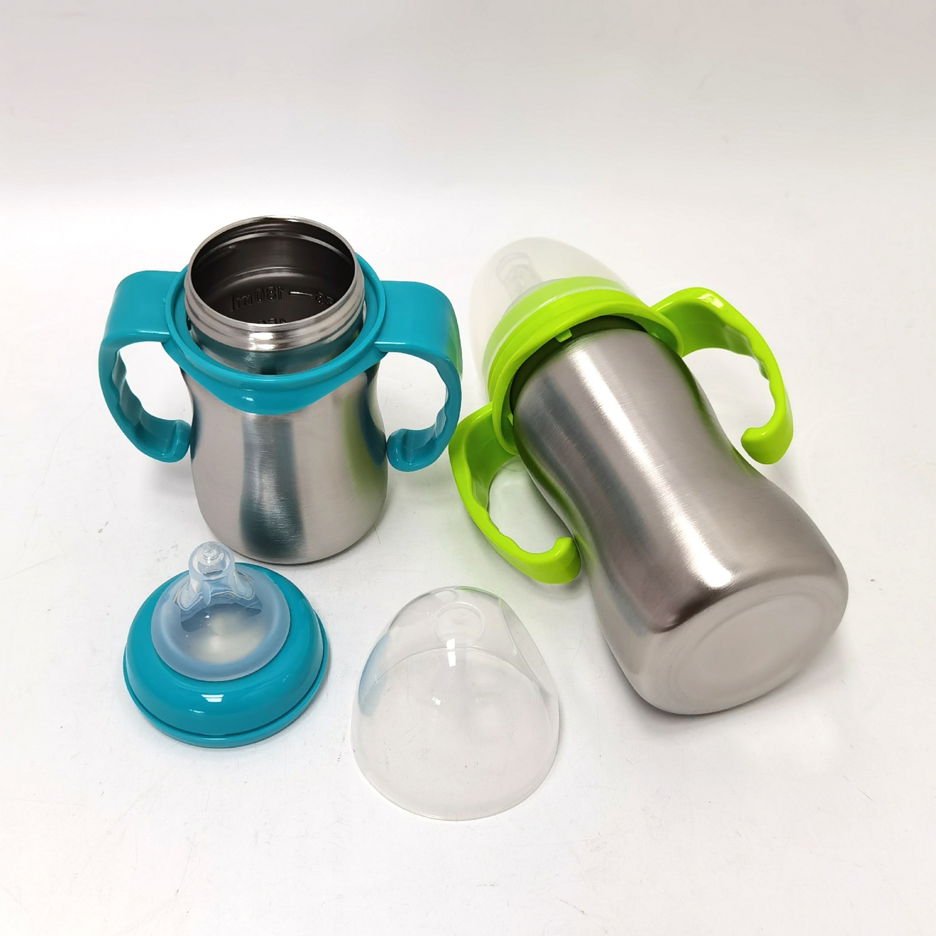 304 stainless steel Sippy baby cup For Toddlers  Learner Cup with Handle for Babies Water Bottle for Baby