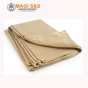 High Temp Carbon Fiber Welding Blanket Protect Work Area Welding Blanket  Fiberglass Thermal resistant insulation