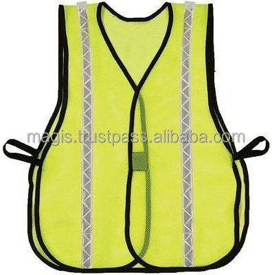 EXECUTIVE HI VIS VIZ VEST HIGH VISIBILITY WORK WAISTCOAT REFLECTIVE SAFETY TOP Custom Printed Logo