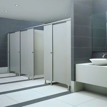 12mm toilet partition shower cubicle hpl compact board panel  with stainless steel accessories