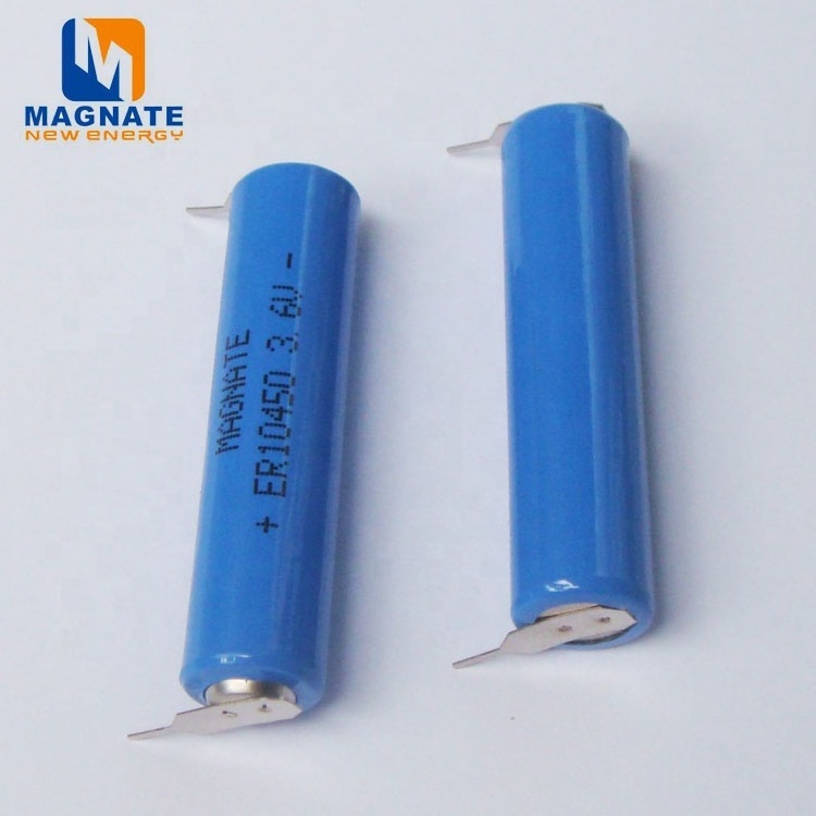 MAGNATE Battery ER10450 3.6V LiSOCl2 Battery UL1007 AWG#24 JST-PHR-2 connector