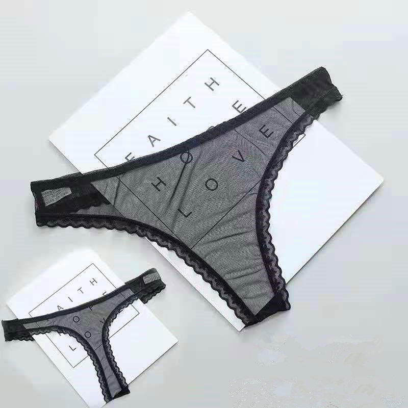 Sexy Mature Women Panties Hot Lace Lingerie Open Transparent with Thong Fashion Sexy Lingerie