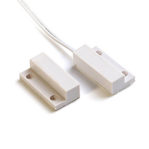 Waterproof White ABS Housing Normally Closed/Open Magnetic Proximity Sensor Switch With Flexible Wires And Screws Tap Available