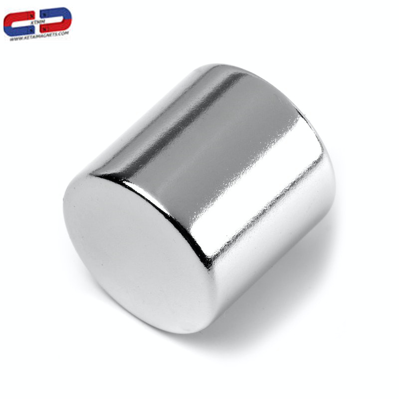 N52 Cylinder Magnetic Axial Diametrically Magnetized Round Cylinder Neodymium Magnet Materials