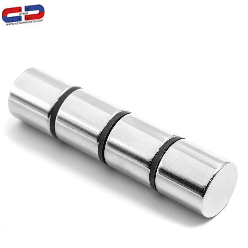 N52 Cylinder Magnetic Axial Diametrically Magnetized Round Cylinder Neodymium Magnet Materials