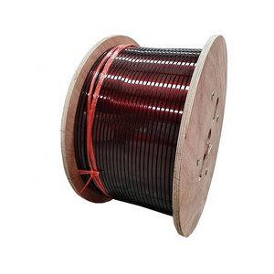 0.2--10.0mm Polyimide Enameled Aluminum Wire Class 220/240 Swg Awg Enameled Aluminum Flat Wire Coil Roll