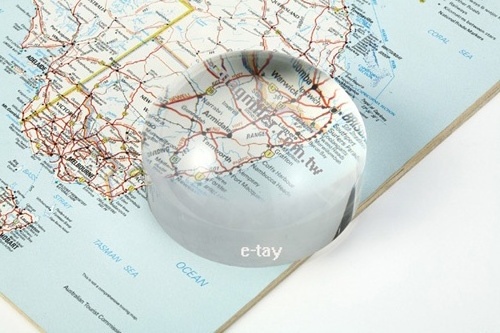 2in Magnifying Glass Paperweight Acrylic Dome Magnifier for Souvenir