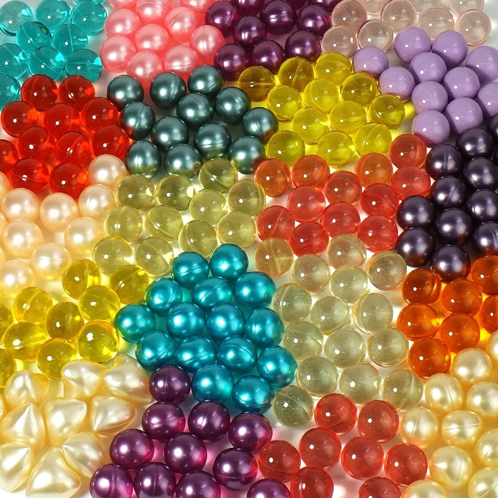 Bath Beads Wholesale Bulk Round Heart Shape Bath Pearls Capsule Scented Bath Oil Beads