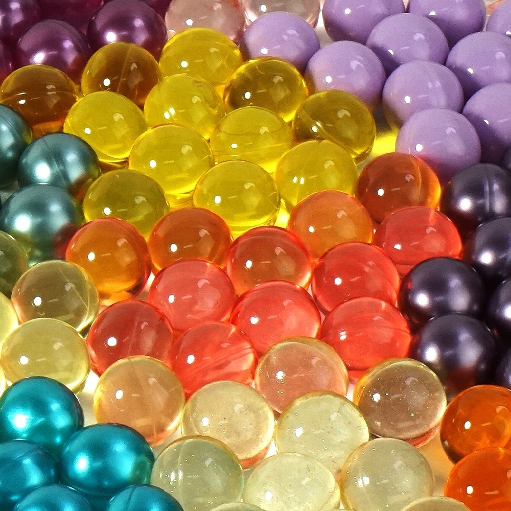 Bath Beads Wholesale Bulk Round Heart Shape Bath Pearls Capsule Scented Bath Oil Beads