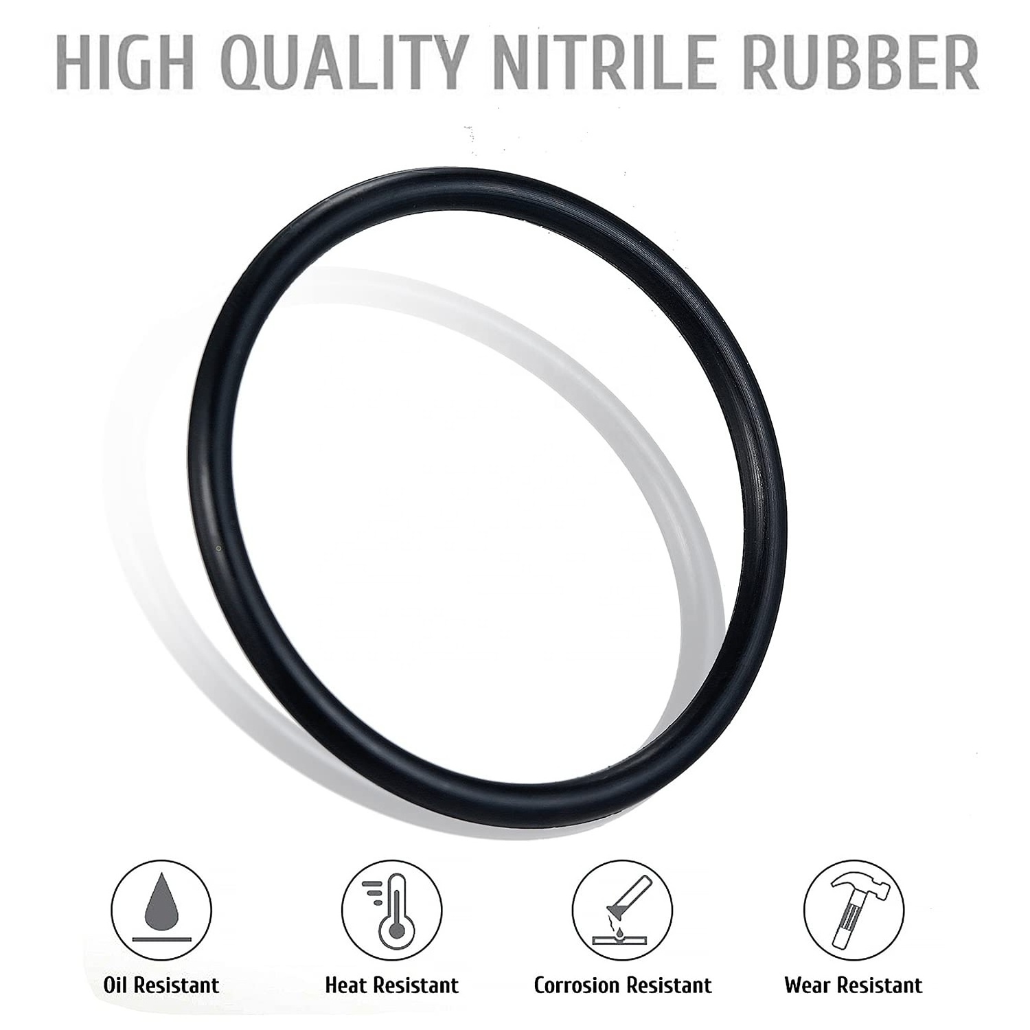 419 Pieces Metric Universal O-Ring Kit Buna-N 70A, Rubber Seals O Rings, for Faucet, Professional Plumbing, Automotive