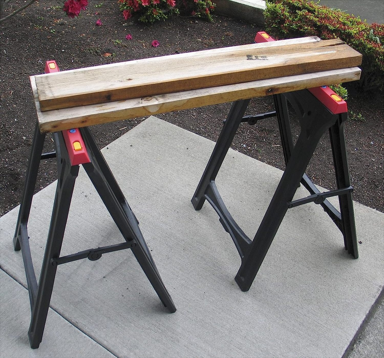 Folding Saw Horses 2 Pack Heavy Duty Saw Horse Folding Sawhorse