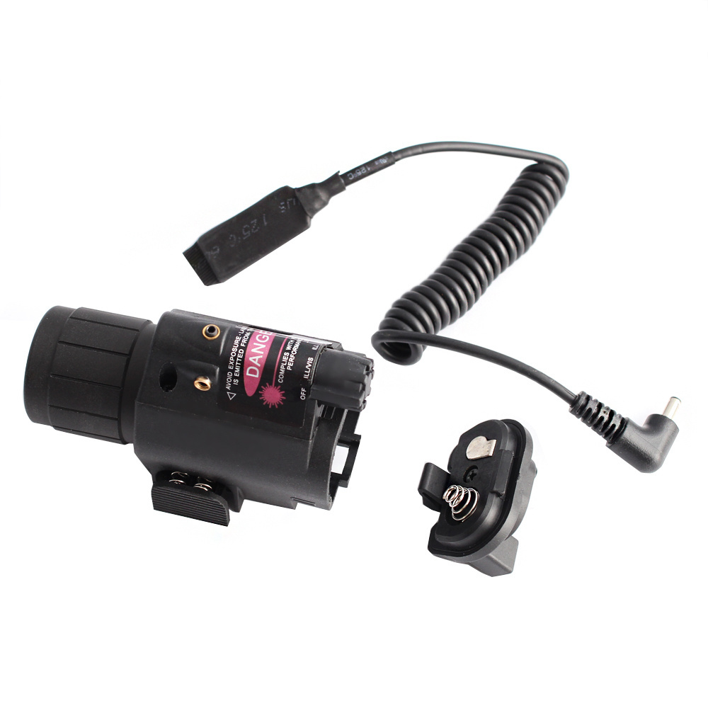 MAGORUI LED Light Flashlight with Remote Switch Red Dot Laser Sight Light for 20mm