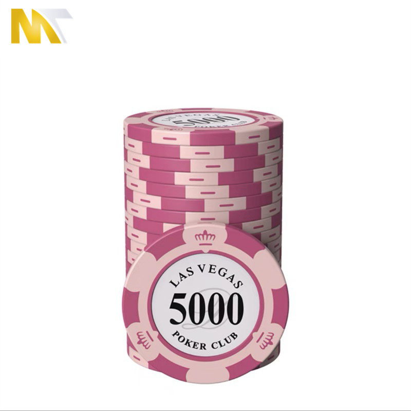 Wholesale Custom Logo High Quality Sublimation Blank 300 500 1000 Abs Ceramic Clay Professional Poker Chips Set