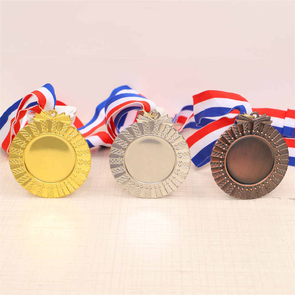 Medal high quality manufacturer low price gold-plated custom 3d blank metal sports competition medal