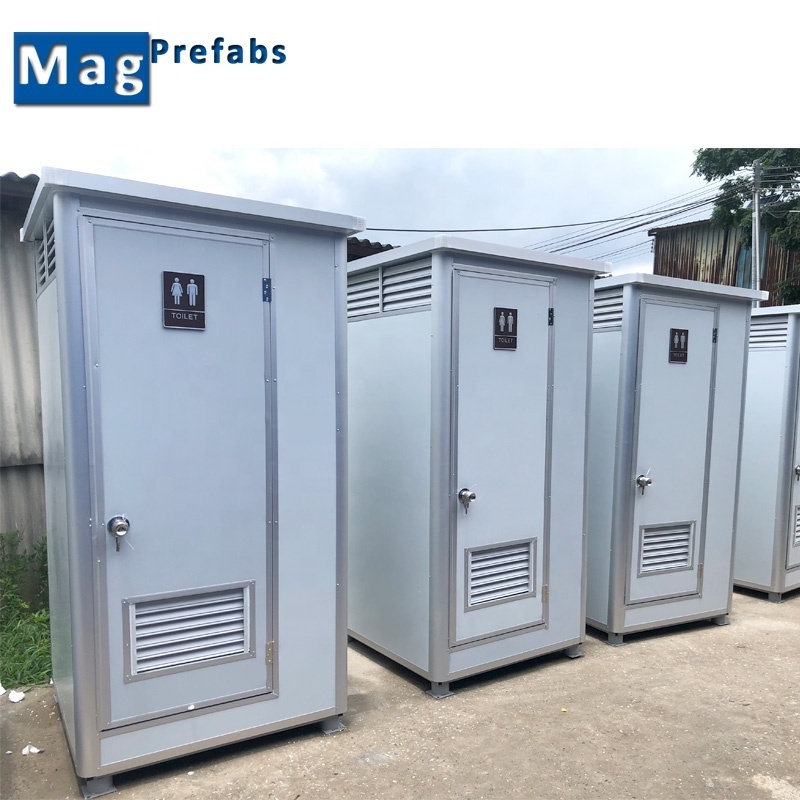 Trailer Prefab Mobile Temporary Reused Public Mobile Bathroom Sanitary Portable Toilet