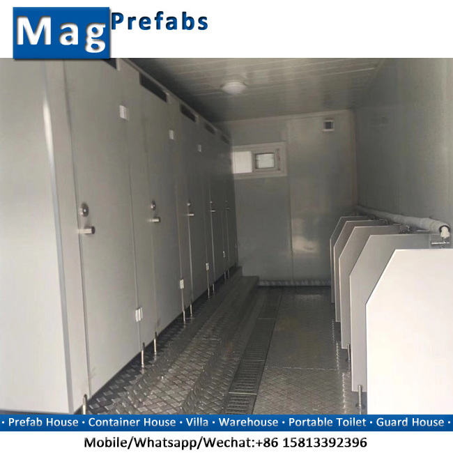 20ft Prefab Container Portable Public Toilet Cabin Unit Bathroom Pod