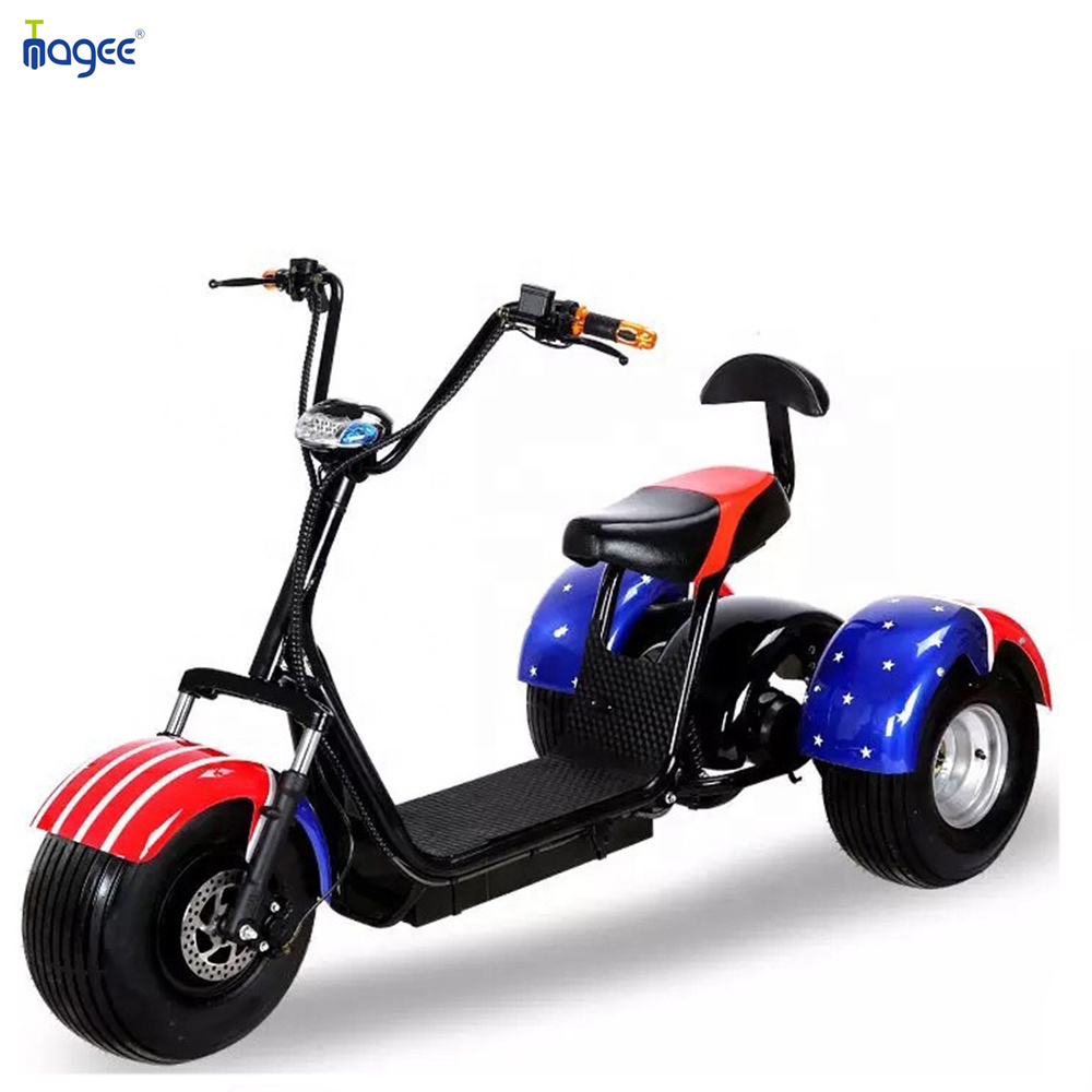 2024 High Quality Multi Functional Three Wheel Mobility Scooter Motorcycle Electric Tricycle Citycoco