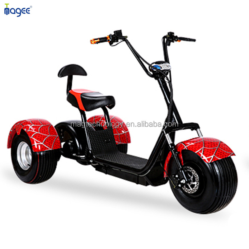 2024 High Quality Multi Functional Three Wheel Mobility Scooter Motorcycle Electric Tricycle Citycoco