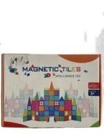 Factory Supply 3D Magnetic Tiles Building Set STEM Toys for Preschool Artistic Plastic Magnetic Building Tiles for Kids