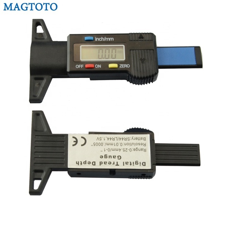 0-25mm digital tire tread depth gauge for measuring tools