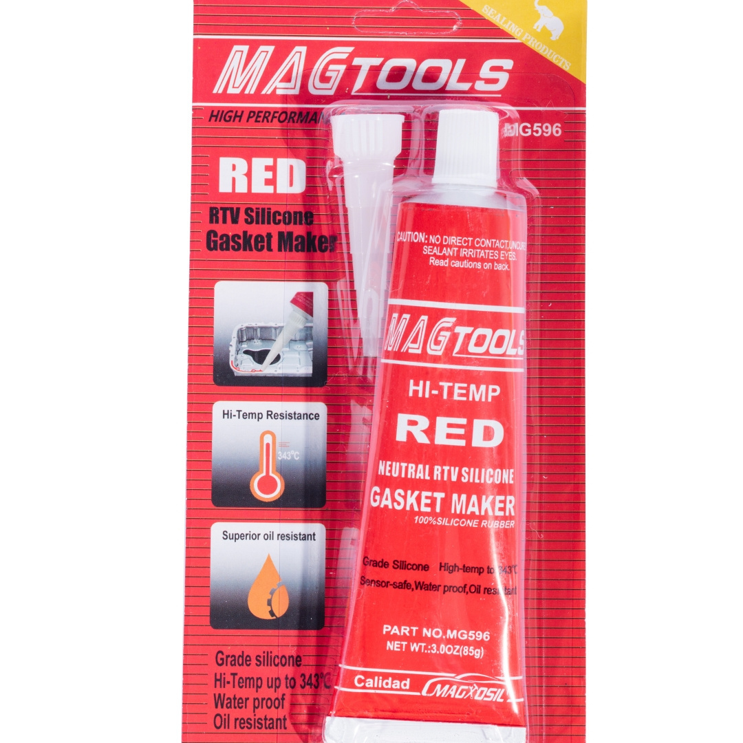 Hi-Temp Oxime red RTV Silicone Gasket Maker para piezas de auto 85ml