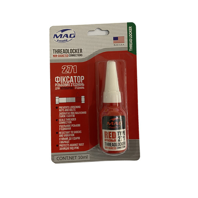 10ml/50ml/250ml bottle 242/271 anaerobic thread locker sealant