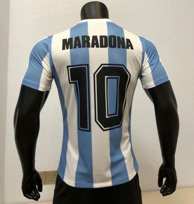 Player version maradona 1986 Retro football jersey classic commemorative soccer shirt antique game jersey