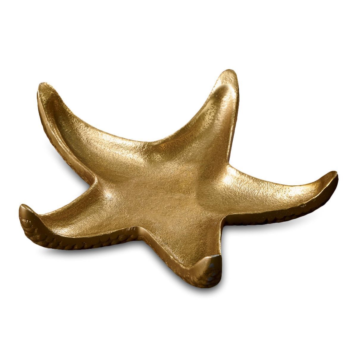 Gold Plated Metal Star Fist Shape Bowl Home and Kitchen Decorative Aluminum Tabletop Serving Fruits Bowl for Centerpiece