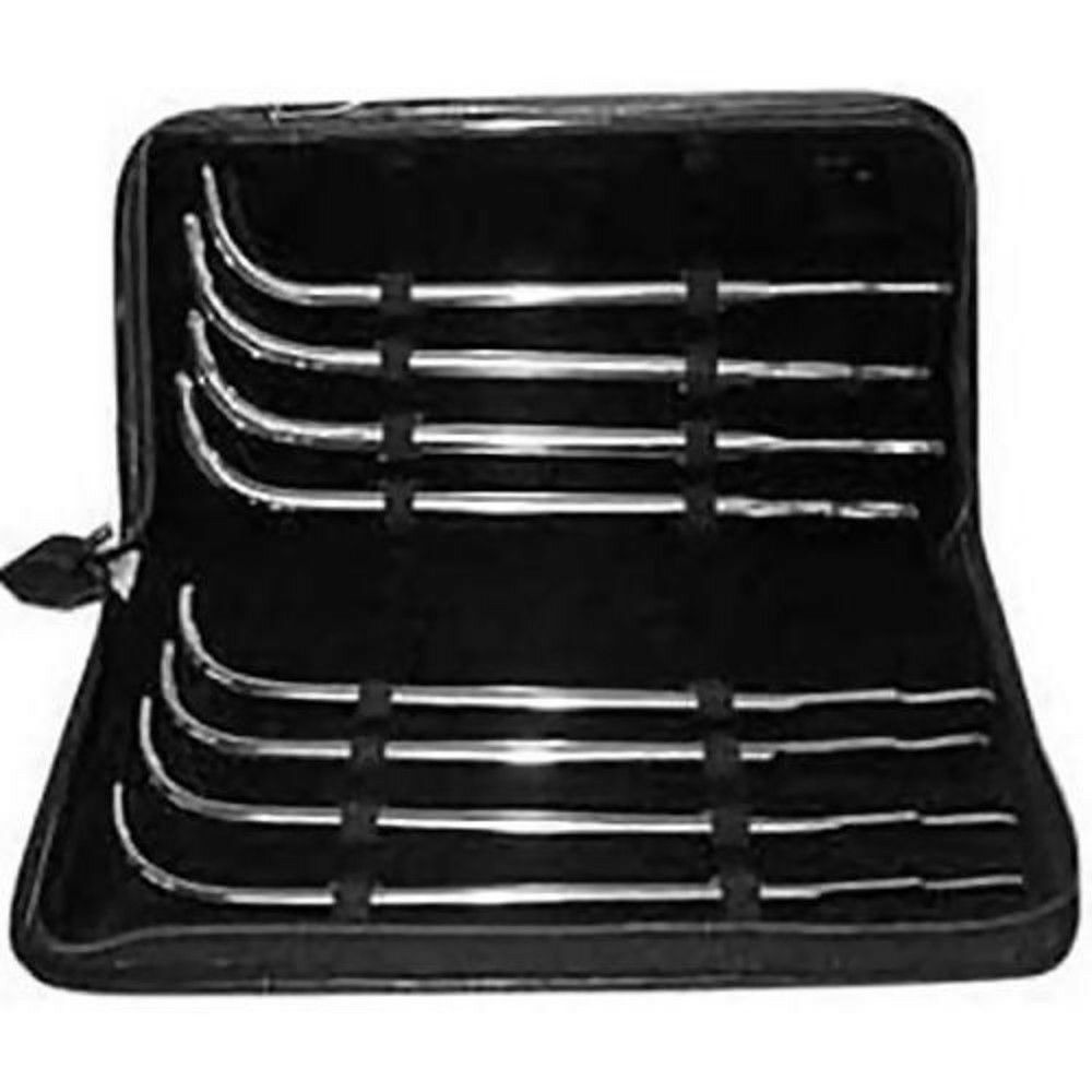 8 PCS VAN BUREN URETHRAL SOUNDS WITH A CARRYING CASE