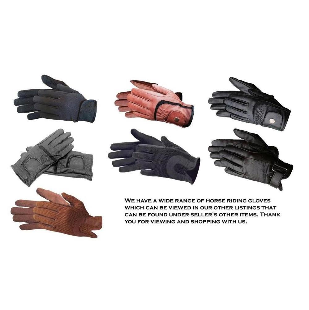 Equestrian Horse Riding Gloves LADIES Synthetic Leather Sereno High Quality MAHERSI