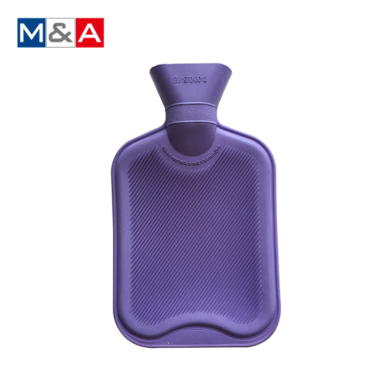 Plastic heat resistant mini rubber hot water bottle