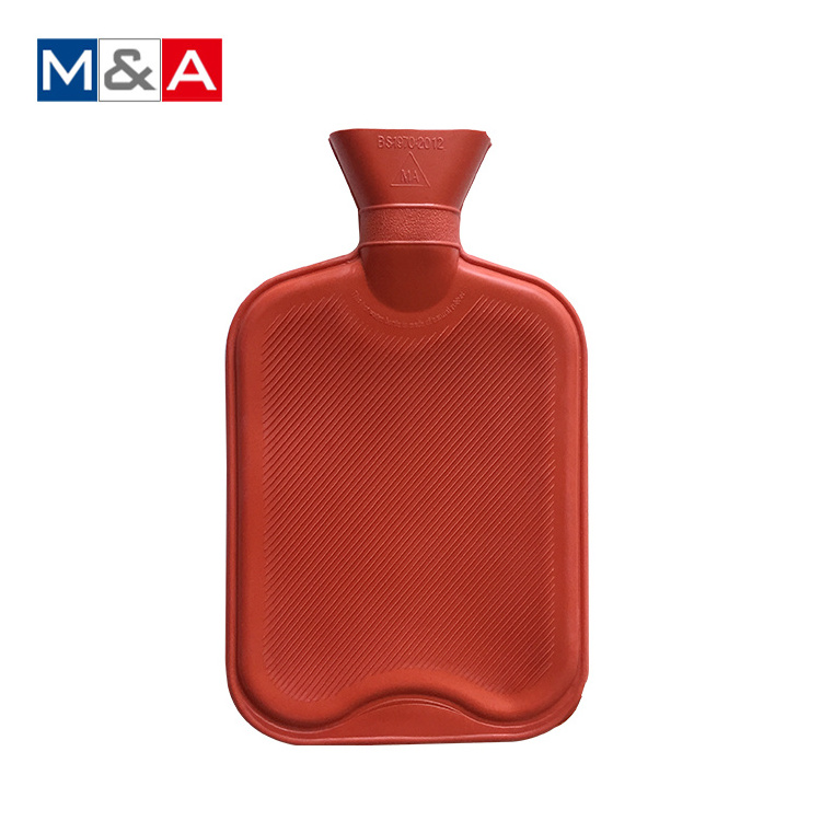 Plastic heat resistant mini rubber hot water bottle