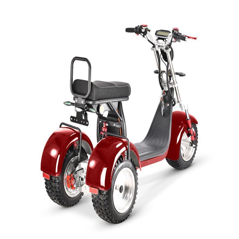 Amoto new eec three wheels electric scooter motorcycle 1500w/2000w 60v electric tricycles motor cycle citycoco trike