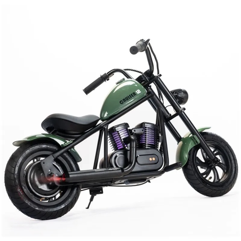 2024 New 2 Wheel Children's Electric Motorcycle 24V 180W Motor Toy Motorcycle Children's Electric with Bluetooth and Speaker