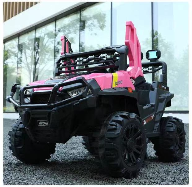 Factory Wholesale Price High Quality Kids Car Electric Four Wheel Off-Road Vehicle pink Jeep